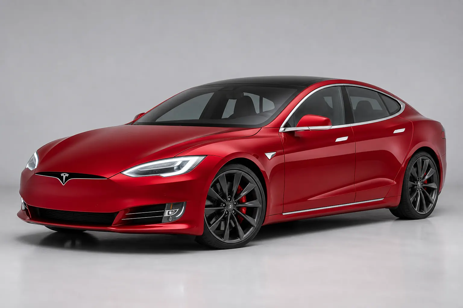 2017 Tesla Model S 90D catalogue illustration